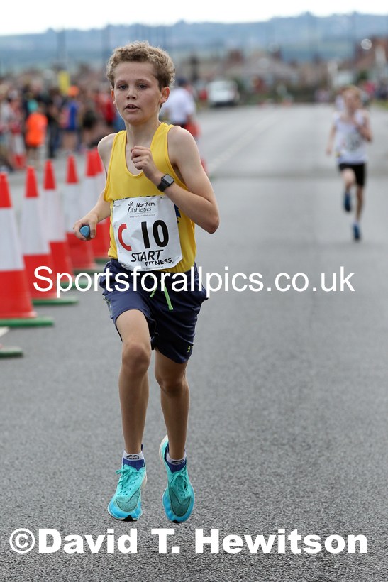 Boys under-13s 2021 Northern 6 and 4 Stage and Young Athletes Road Relays, Redcar. Photo: David T. Hewitson/Sports for All Pics